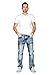 Suko Jeans for Men Classic Stretch Denim 5 Pocket Relaxed Fit Jeans