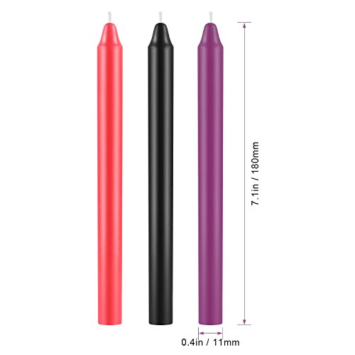 MANFLY Low Temperature Candles,Romantic Candles for Couples (3PCS)