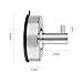 YutaoZ 2 Pcs Stainless Steel Suction Cup Hooks-Suction Cup Holder- Stainless Steel Hooks for Bathroom & Kitchen