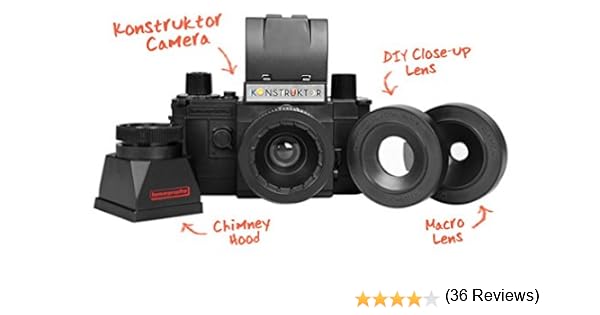 Konstruktor SLR DIY Super Kit - Cámara de Fotos analógica: Amazon ...