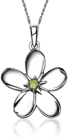 Alpha Phi Omega Forge me Not Silver Necklace with a 18" Silver Chain (APO-P005)
