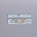 OURIZE Wedding Garters for Bride Lace Garter Belt Bridal Garter Set with Rhinestones (Blue)