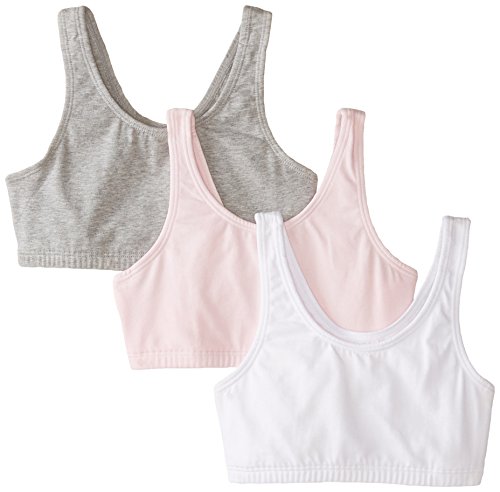 Fruit of the loom big girls  cotton built-up sport 3 pa…
