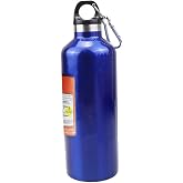 Thermoses Water Bottle Stainless Vacuum Cup 17oz Nitrogen Bottle Type Thermal Cold Insulation Reusable Sports Water Bottles Leak Proof Carabiner Included Easy to Carry Work Sports Outdoor Hiking(Blue)