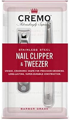 nail clippers and tweezers