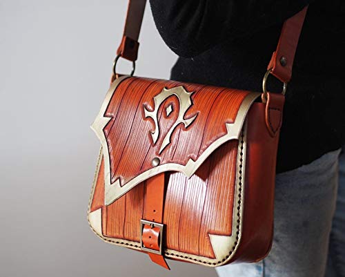 tan leather satchel handbag