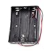 18650 Battery Holder with Leads, Besmelody 3 x 3.7v 18650 Battery Storage Box Case 3-Slot - 6