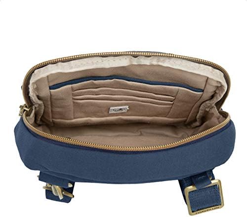 Travelon: Anti-Theft Courier Small N/s Slim Travel Bag - Navy 5 Travelon: Anti-Theft Courier Small N/s Slim Travel Bag - Navy
