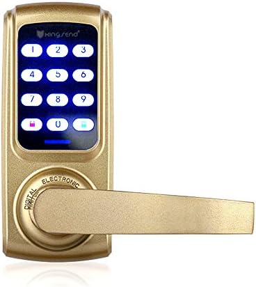 HARFO HL11 Keyless Keypad Door Lock, Perfect for Office & Home (Gold)