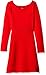 Nautica Girls' Ottoman Stripe Sweater Dress with Shoulder Placket