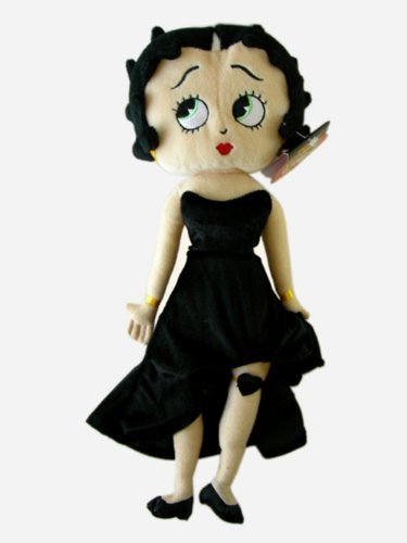 betty boop little black dress Betty Boop In Black Life Size Retro Starlet Statue – LM Treasures
