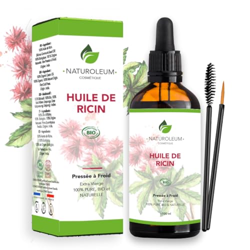 ORGANIC COLD PRESSED CASTOR OIL, Pure and Natural - Extra Virgin - Hair Care, Eyelashes, Nails, Skin, Beard