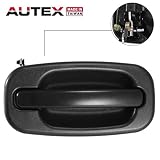 AUTEX Door Handle 80577 Exterior Front Right Passenger Side RH Compatible with Chevrolet Avalanche Silverado Suburban Tahoe,GMC Sierra Yukon 1999-2007 Door Handle GM1311147