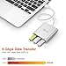 USB C Hub, WEme Aluminum USB 3.0 Hub with Type C Adapter, Compatible with Thunderbolt 3 and Micro USB Charging Power Port