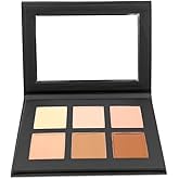 Mesvol 6 Color Contour and Highlighting Makeup Kit Contouring Foundation Pink Concealer Palette Cream Kit Mattle (Medium)