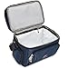 MOJECTO Cooler Bag-12x10x6.5-Inch.Two Insulated Compartments, Heavy Duty Polyester, High Density Insulation (Hot or Cold), 2 Heat Sealed Removable Peva Liner, Many Pockets, Strong Double Zipper