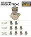 Sandblasting Hood with large viewing screen for anti dusk protection