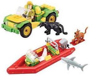Scooby-Doo! Jungle 4x4 & Speedboat Playset 120 pcs