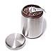 MEKBOK Coffee Canister,Airtight Stainless Steel Kitchen Food Storage Container with Date Tracker and Scoop for Grounds Coffee,Airtight Coffee Beans, Flour,Cereal,(18 OZ