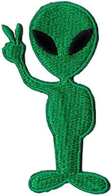 Alien Patches Space Patches Iron On Patch Embroidered Patch Patches for Jackets