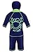 Jojobaby Kids Boys Wear Surfing Suits Sun Protection Beach Swimsuit Swimwear (120(Age:6-7Y)) Blue