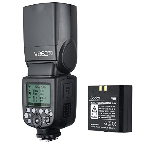 Godox-V860II-F-TTL-GN60-24G-High-Speed-Sync-18000s-Li-ion-Battery-Camera-Flash-Speedlite-for-Fujifilm-Camera15x17cm-Softbox-Filter-USB-LED-Free-Gift