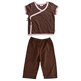 Baby Soy Short Sleeve Kimono Tee and Slip On Pants Set