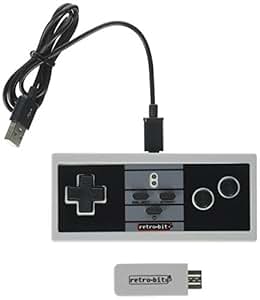Retro-Bit NES Classic - Wireless Controller - Retro 8 Pro