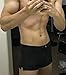 Malavita Mens Swimwear Shorts Slim Wear with Pocket (XL, 01black)