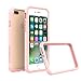 RhinoShield iPhone 8 Plus/iPhone 7 Plus Bumper Case [CrashGuard Shock Absorbent Slim Design Protective Cover [3.5 M / 11ft Drop Protection] Apple - Shell Pink