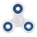 FidgetKool Fidget Spinner Spinning Top Relieves Your ADHD, Anxiety, and Boredom Gifts White and Blue