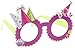 Happy Birthday Glasses - 12-Pack Paper Party Eyeglasses Frames, Birthday Party Supplies, Novelty Decoration Photo-Booth Prop Party Favors for Children and Adults, Random Assorted Designs