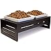 ProsperDog Elevated Dog Dish Pet Food Bowls With Stand, Raised Ceramic Cat Dishes Holder Set, Pet Feeding Station