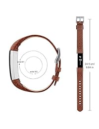 Ambcol para Fitbit Alta Bands Fitbit Alta HR, correas de repuesto de piel auténtica para Fitbit Alta Fitbit Alta HR.