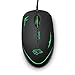 Inateck 37103051620 1000 DPI Wired USB Optical Mouse with LED Breathing Light for Laptop and Computer- Black