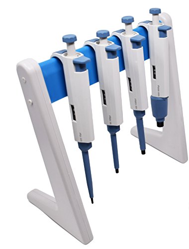 Complete Micropipette Kit: 4 Pipettors (0.5-10Î¼l 10-100Î¼l 100-1000Î¼l 1000-5000Î¼l); Pipette Stand; 3 Racks of 96 Sterile Pipette Tips