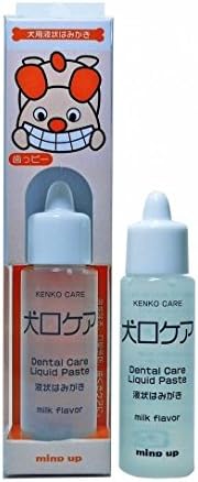 Tartar control toothpaste on dogs Clear gel flavor milk Mind up brand imported from Japan. Safe and gentle size 60 g