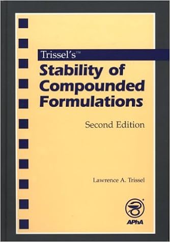 Amazon Com Trissel S Stability Of Compounded Formulations 9781582120072 Trissel Lawrence A Books