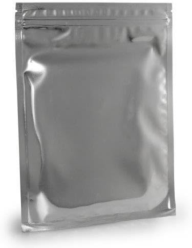 NOSHOCK Anti Static ESD Shielding Metal Loc-Top Bags, 25x30cm, Pack of 25 bags