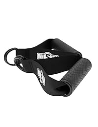 INNSTAR - Mangos de resistencia para ejercicios con núcleo de ABS sólido, doble anilla en D, tejido de nailon superfuerte (juego de 2)