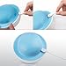 Veesee Portable Dimmable Mushroom Colorful Night Light Include USB Cable Tap Sensor Three Modes Softlight Nightlights for Children Nursery Outdoor Camping (Blue)