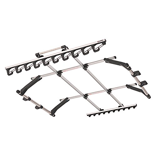 INNO IF3 J-Hook Internal Overhead Fishing Rod Rack - Holds 7 Rods