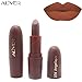 Matte Lipstick,Aliver 6 Colors Lipsticks Set Matte for Girls Women Waterproof Long-Lasting Moisturizing Makeup Lipsticks,Nude and Natural Color Dark
