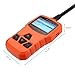 isYoung Vehicle Scan Tool OBD/EOBD CAN Diagnostic Tool 10 Modes OBDII Test + Quick Battery Health Check Engine Scanner for Audi/VW/Skoda/Benz/BMW/Porsche/GM & Other Car/SUV/Light Duty Vehicle(Orange)