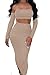 Sunfury Dress Club For Women Backless Birthday Outfits High Waist Skirts Off Shoulder Bodycon Dress Gold S