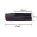 Hanperal Black Leather Hand Brake Cover Protective Sleeve for Honda Civic 2006-2011(Red Stitching)