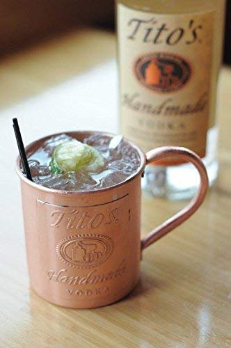 Tito's Vodka Copper Moscow Mule Mug