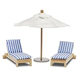 Melody LUNDBY Stockholm Sunbeds Plus Parasol Playset