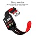 Meidexian888 Smart Watch for iOS Android, Blood Pressure Heart Rate Sleep Monitor Remote Photography Sports Fitness Watch (Red)thumb 3