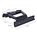 CyberDyer Heavy Duty Tactical Picatinny Side Rail Scope Mount Detach Rail Base Fit AK-47 Saiga
